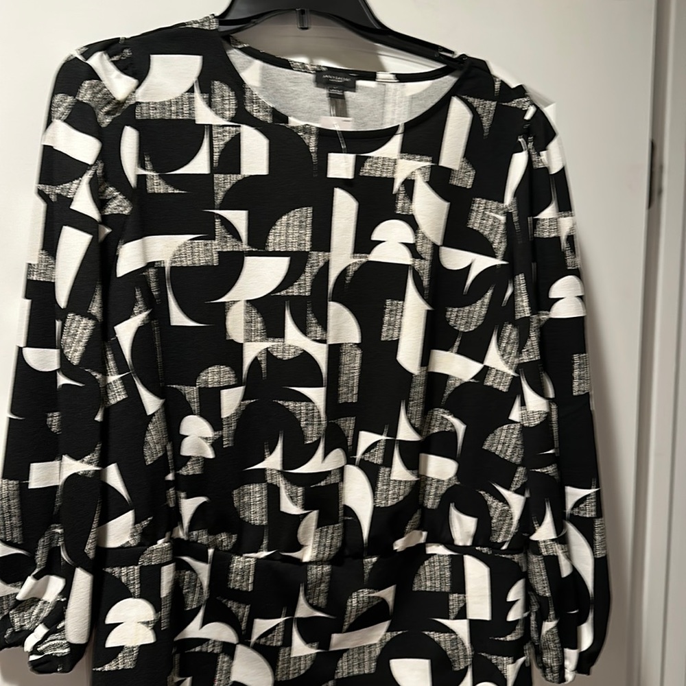 NWT Ann Taylor Factory Women’s Dressy Blouse Top Size L